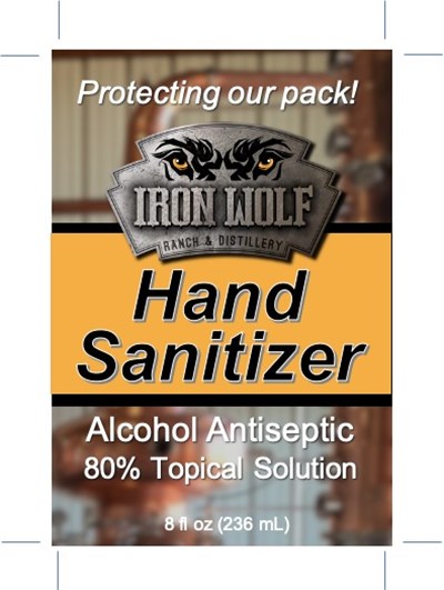 Front Label (Iwd Hand Sanitizer 8oz Front Label)